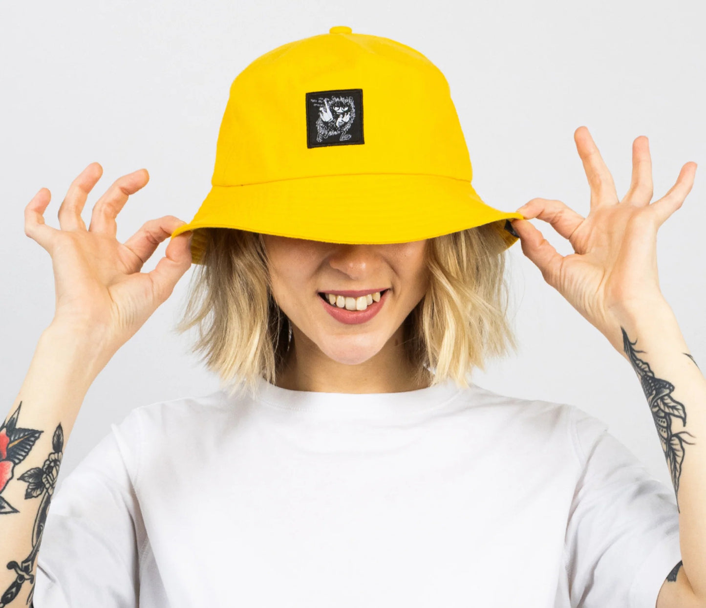 Muumi Haisuli Bucket Hat - keltainen - Lahjaksi.net