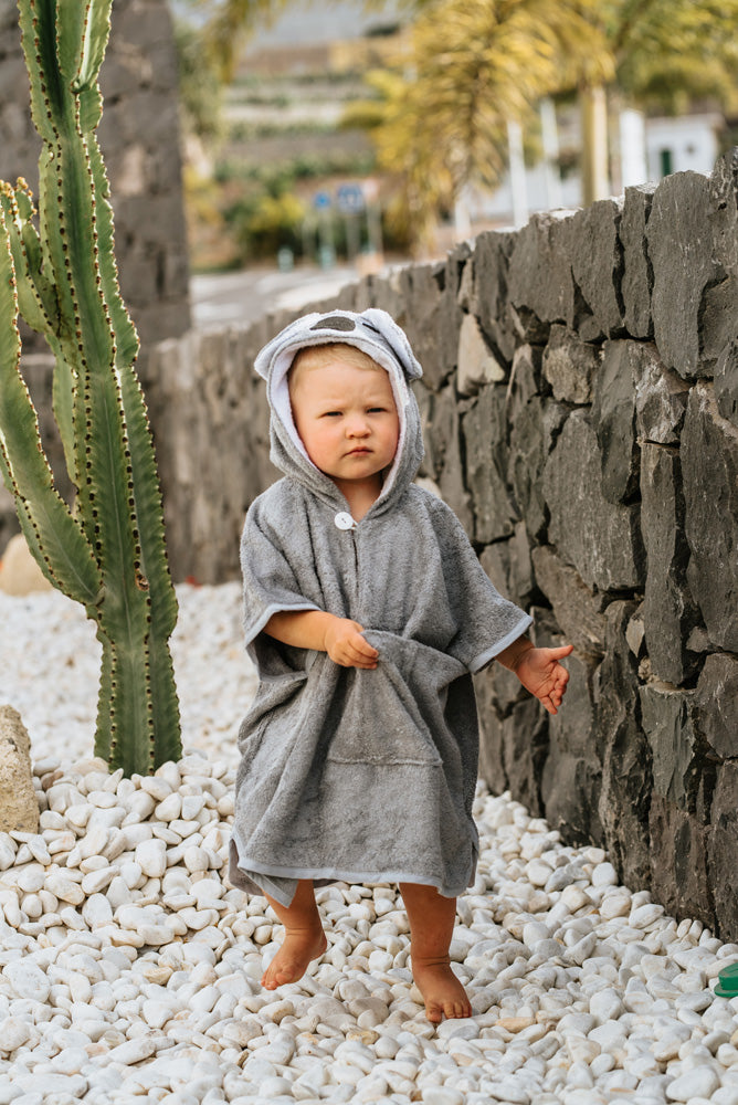 Lyhythihainen Poncho KOALA - For TODDLERS - Lahjaksi.net