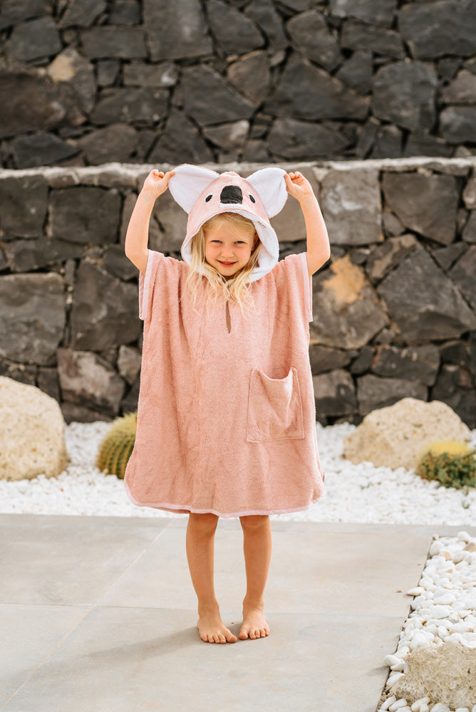 Lyhythihainen Poncho KOALA - For TODDLERS - Lahjaksi.net