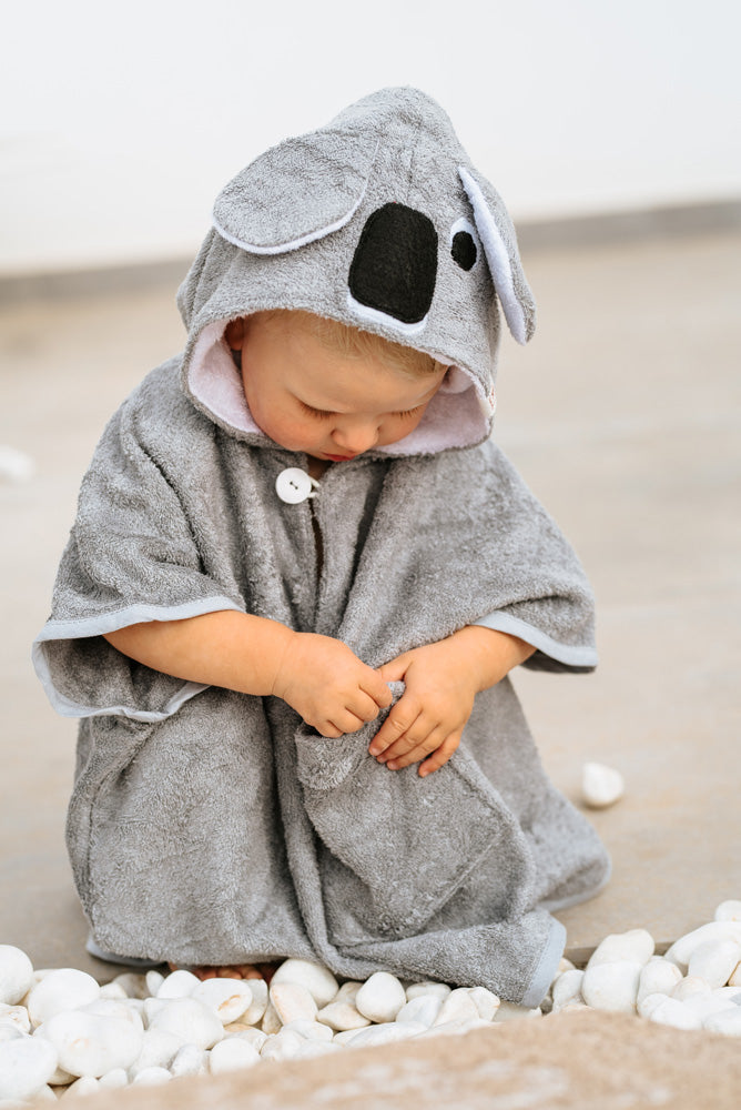 Lyhythihainen Poncho KOALA - For TODDLERS - Lahjaksi.net