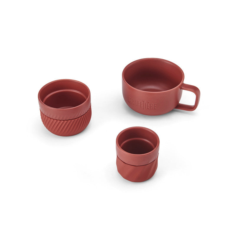 La Cafetière Red Coffee Mukit, 3 kpl - Lahjaksi.net